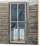 Window On Georgia Wood Print