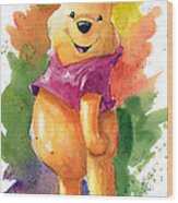 Winnie The Pooh Wood Print