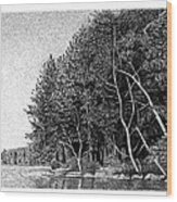Winnipesaukee Shoreline Wood Print
