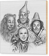 Wizard Of Oz Wood Print