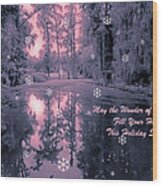 Wonder Of Winterland Wood Print