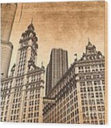 Wrigley Tower Chicago Wood Print