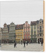 Wroclaw Rynek Wood Print