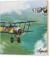 Ww1 British Sopwith Scout Wood Print