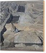 Wyoming Coal Mine Wood Print