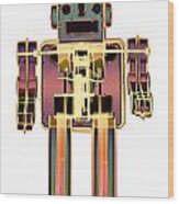 X-ray Robot - 3n2o No.10 Wood Print