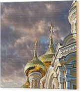 Yalta Orthodox Cathedral Wood Print