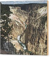 Yellowstone Canyon Wood Print