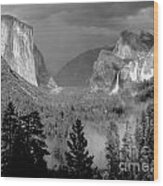 Yosemite Valley Thunderstorm 1949 Wood Print