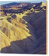 Zabriski Point #2 Wood Print