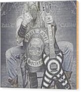 Zakk Wylde 2 Wood Print