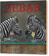 Zebar... Wood Print