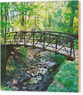 Zen Bridge Wood Print