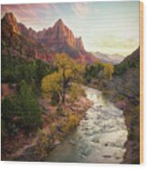 Zion National Park Wood Print