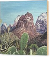 Zion National Park Wood Print