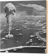 Atomic Bomb Test, 1946 #16 Wood Print