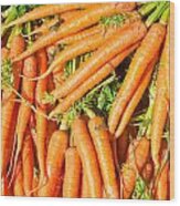 Carrots #1 Wood Print