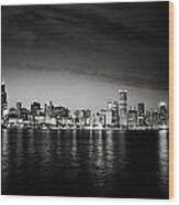 Chicago Skyline #1 Wood Print