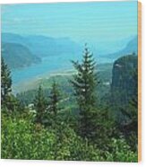 Columbia River Gorge Wood Print