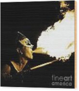 Firebreather #1 Wood Print