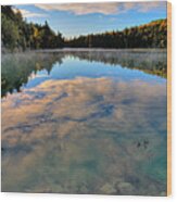 Lake Reflections #1 Wood Print