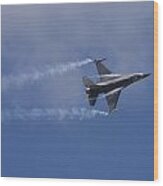 Lockheed Martin F-16 Fighting Hornet #1 Wood Print