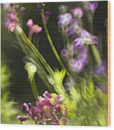 Meadow Flowers #1 Wood Print