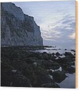 Morning At The White Cliffs Of Dover #1 Wood Print