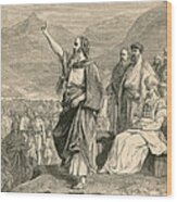 Moses, Christian, Hebrew And Muslim #1 Wood Print