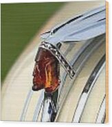 Pontiac Chief Hood Ornament #1 Wood Print