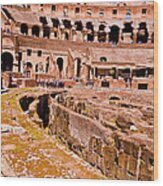 Roman Coliseum  #3 Wood Print