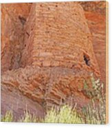 Tower Anasazi Indian Ruins - Comb Ridge - Utah #1 Wood Print