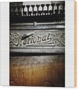 Vintage Cash Register #1 Wood Print