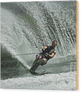Water Skiing Magic Of Water 27 #1 Wood Print