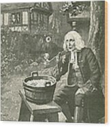 Isaac Newton, English Polymath #11 Wood Print
