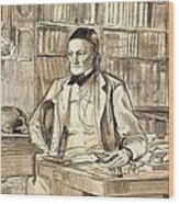 1883 Richard Owen's Study Ex Bmnh Wood Print