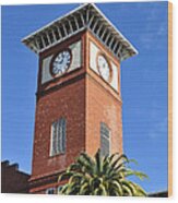 1910 Clock Tower Wood Print