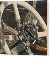 1925 Rolls-royce New Phantom Torpedo Sports Tourer Steering Wheel Wood Print
