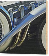 1929 Duesenberg Model J Dual Cowl Phaeton Tires Wood Print