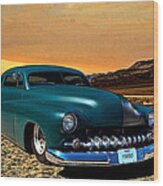 1950 Mercury Low Rider Street Rod Wood Print