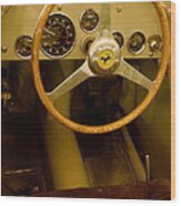 1952 Ferrari 500 625 Cockpit Wood Print