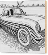 1955 Corvette Wood Print