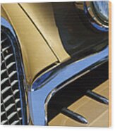 1957 Studebaker Golden Hawk Hardtop Grille Emblem Wood Print