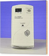 Carbon Monoxide Detector #2 Wood Print