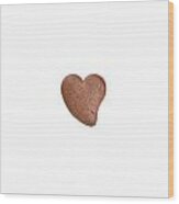 Chocolate Heart #2 Wood Print