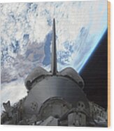 Space Shuttle Endeavours Payload Bay #2 Wood Print