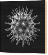 Virus Particle, Artwork #2 Wood Print