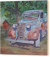 '38 Chevy Wood Print