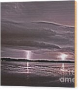 Lightning #4 Wood Print