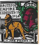 Old British Postage Stamp #3 Wood Print